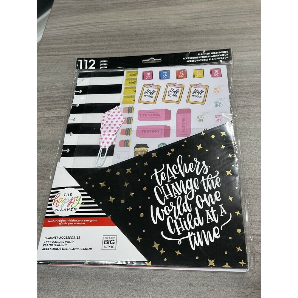 New The Happy Planner Teacher Accessories Stickers Paper 112 H13
